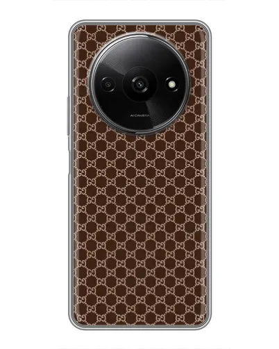 Чехол для Xiaomi Redmi A3 с картинкой «Gucci — шоколадная сетка» Чехол для Xiaomi Redmi A3 с картинкой «Gucci — шоколадная сетка»