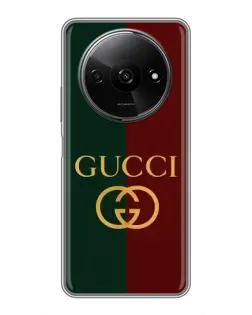 Чехол для Xiaomi Redmi A3 с картинкой «Gucci — темно-зеленый градиент» Чехол для Xiaomi Redmi A3 с картинкой «Gucci — темно-зеленый градиент»