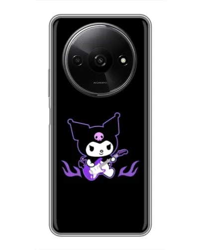 Чехол для Xiaomi Redmi A3 с картинкой «Электрическая Kuromi»