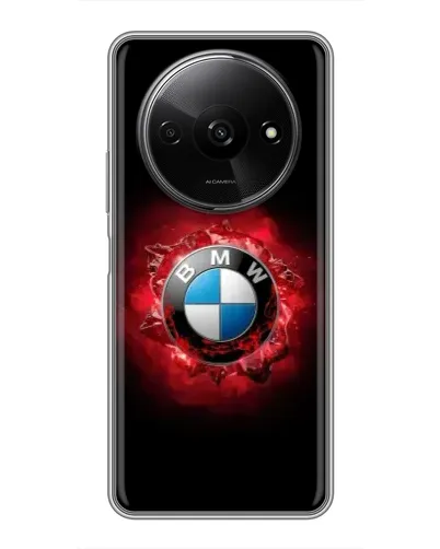 Чехол для Xiaomi Redmi A3 с картинкой «Логотип BMW — вспышка»