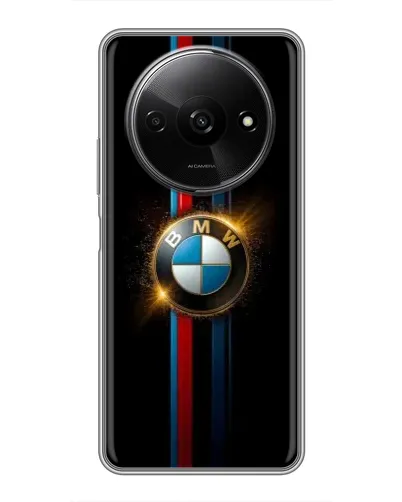 Чехол для Xiaomi Redmi A3 с картинкой «BMW M-Power неон»