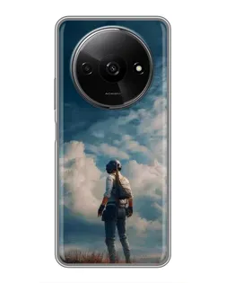 Чохол для Xiaomi Redmi A3 з картинкою «Герой PUBG на скелі» Чохол для Xiaomi Redmi A3 з картинкою «Герой PUBG на скелі»