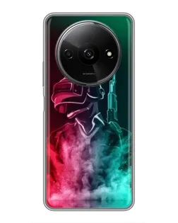 Чохол для Xiaomi Redmi A3 з картинкою «PUBG — вогняний воїн» Чохол для Xiaomi Redmi A3 з картинкою «PUBG — вогняний воїн»