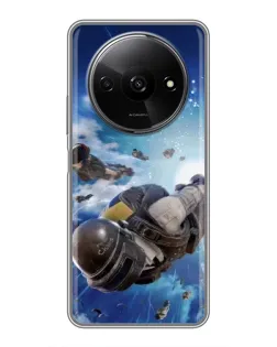 Чохол для Xiaomi Redmi A3 з картинкою «Десант PUBG — стрибок» Чохол для Xiaomi Redmi A3 з картинкою «Десант PUBG — стрибок»