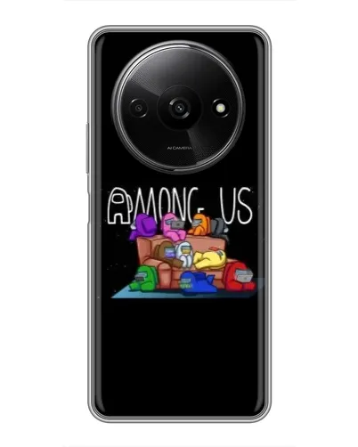 Чехол для Xiaomi Redmi A3 с картинкой «Логотип Among Us» Чехол для Xiaomi Redmi A3 с картинкой «Логотип Among Us»