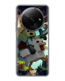 Чехол для Xiaomi Redmi A3 с картинкой «Стив и гусь»