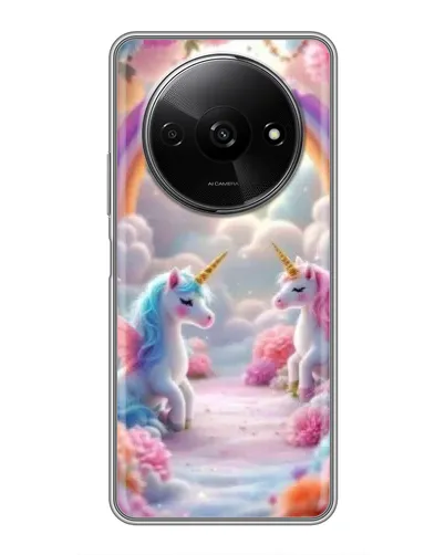 Чехол для Xiaomi Redmi A3 с картинкой «Радуга и единороги» Чехол для Xiaomi Redmi A3 с картинкой «Радуга и единороги»
