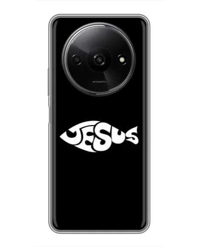 Чехол для Xiaomi Redmi A3 с картинкой «Рыба Jesus» Чехол для Xiaomi Redmi A3 с картинкой «Рыба Jesus»