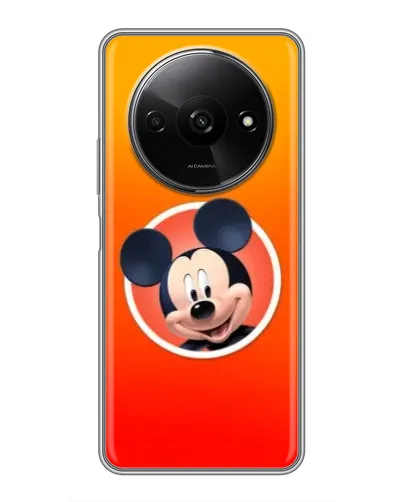 Чехол для Xiaomi Redmi A3 с картинкой «Mickey в круге»