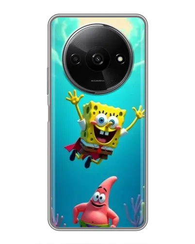 Чехол для Xiaomi Redmi A3 с картинкой «Спанч Боб под водой» Чехол для Xiaomi Redmi A3 с картинкой «Спанч Боб под водой»