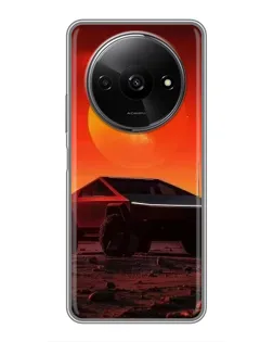 Чехол для Xiaomi Redmi A3 с картинкой «Cybertruck на Марсе» Чехол для Xiaomi Redmi A3 с картинкой «Cybertruck на Марсе»