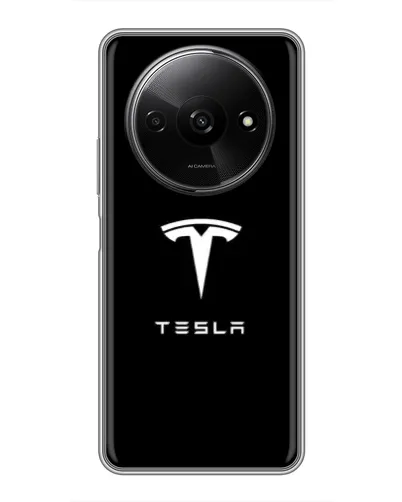 Чехол для Xiaomi Redmi A3 с картинкой «Tesla White Logo» Чехол для Xiaomi Redmi A3 с картинкой «Tesla White Logo»