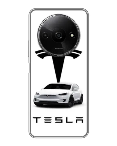 Чехол для Xiaomi Redmi A3 с картинкой «Tesla White Style» Чехол для Xiaomi Redmi A3 с картинкой «Tesla White Style»
