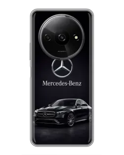Чехол для Xiaomi Redmi A3 с картинкой «Mercedes — решетка радиатора»
