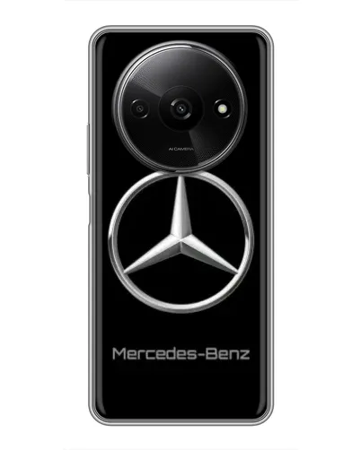 Чехол для Xiaomi Redmi A3 с картинкой «Mercedes Silver Logo»