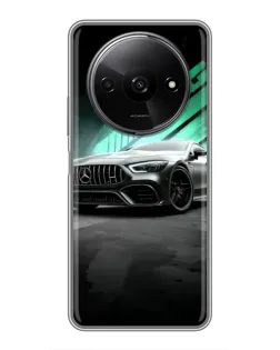 Чехол для Xiaomi Redmi A3 с картинкой «Темный Mercedes AMG»