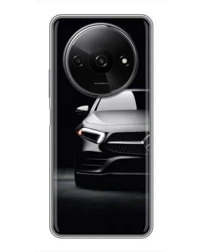 Чехол для Xiaomi Redmi A3 с картинкой «Свет фар Mercedes»