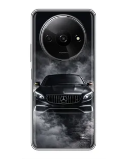 Чехол для Xiaomi Redmi A3 с картинкой «Mercedes в дыму»