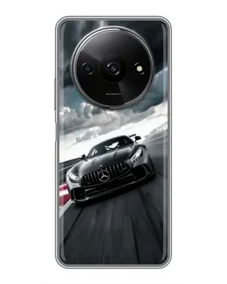 Чехол для Xiaomi Redmi A3 с картинкой «Гоночный Mercedes AMG»