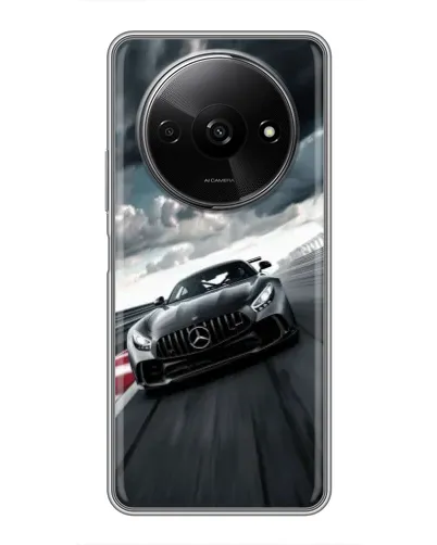 Чехол для Xiaomi Redmi A3 с картинкой «Гоночный Mercedes AMG»