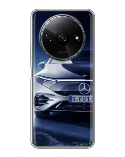Чехол для Xiaomi Redmi A3 с картинкой «Mercedes EQ — будущее»
