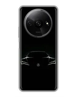 Чехол для Xiaomi Redmi A3 с картинкой «Mercedes — силуэт авто» Чехол для Xiaomi Redmi A3 с картинкой «Mercedes — силуэт авто»