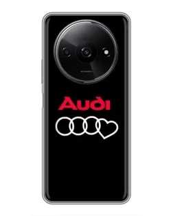 Чехол для Xiaomi Redmi A3 с картинкой «Логотип Audi Heart» Чехол для Xiaomi Redmi A3 с картинкой «Логотип Audi Heart»