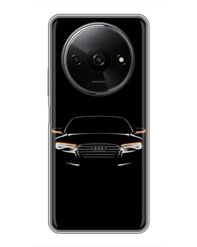 Чехол для Xiaomi Redmi A3 с картинкой «Audi — ночной контур»