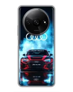 Чехол для Xiaomi Redmi A3 с картинкой «Audi Sport — неон» Чехол для Xiaomi Redmi A3 с картинкой «Audi Sport — неон»