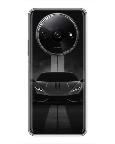 Чехол для Xiaomi Redmi A3 с картинкой «Lamborghini симметрия дорог»