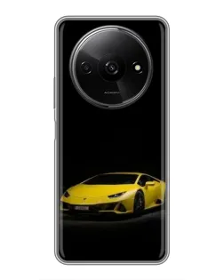 Чехол для Xiaomi Redmi A3 с картинкой «Lamborghini желтый акцент» Чехол для Xiaomi Redmi A3 с картинкой «Lamborghini желтый акцент»