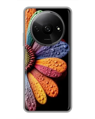 Чехол для Xiaomi Redmi A3 с картинкой «Радужный цветок» Чехол для Xiaomi Redmi A3 с картинкой «Радужный цветок»