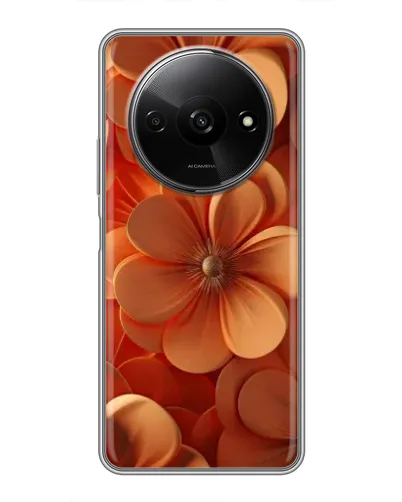 Чехол для Xiaomi Redmi A3 с картинкой «Оранжевый макро цветок» Чехол для Xiaomi Redmi A3 с картинкой «Оранжевый макро цветок»