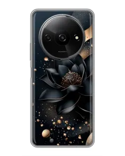 Чехол для Xiaomi Redmi A3 с картинкой «Черный лотос»