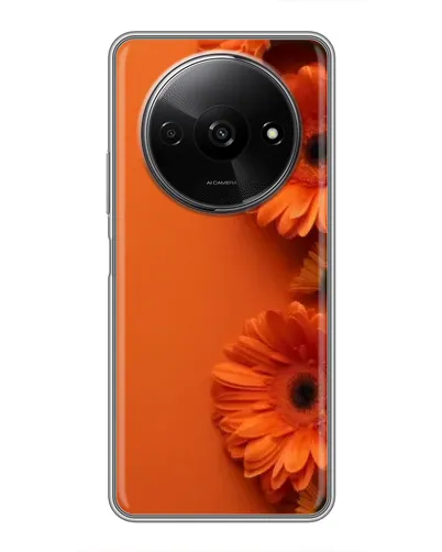 Чехол для Xiaomi Redmi A3 с картинкой «Оранжевые герберы» Чехол для Xiaomi Redmi A3 с картинкой «Оранжевые герберы»