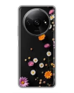 Чехол для Xiaomi Redmi A3 с картинкой «Цветочная композиция»