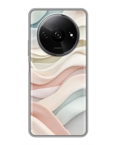 Чехол для Xiaomi Redmi A3 с картинкой «Пастельные нежные волны» Чехол для Xiaomi Redmi A3 с картинкой «Пастельные нежные волны»