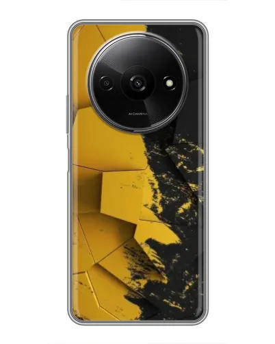 Чехол для Xiaomi Redmi A3 с картинкой «Золотые осколки геометрии» Чехол для Xiaomi Redmi A3 с картинкой «Золотые осколки геометрии»
