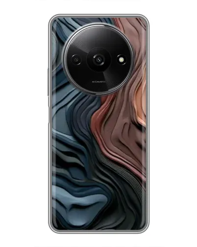 Чехол для Xiaomi Redmi A3 с картинкой «Цветные волны каньона» Чехол для Xiaomi Redmi A3 с картинкой «Цветные волны каньона»