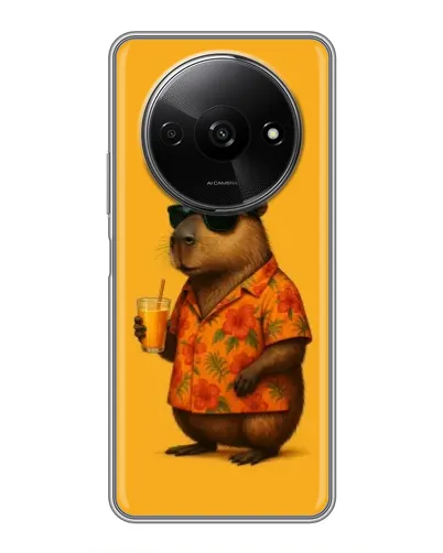 Чехол для Xiaomi Redmi A3 с картинкой «Капибара на отдыхе» Чехол для Xiaomi Redmi A3 с картинкой «Капибара на отдыхе»