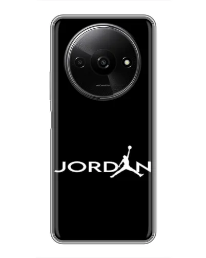 Чехол для Xiaomi Redmi A3x с картинкой «Jordan White Logo» Чехол для Xiaomi Redmi A3x с картинкой «Jordan White Logo»