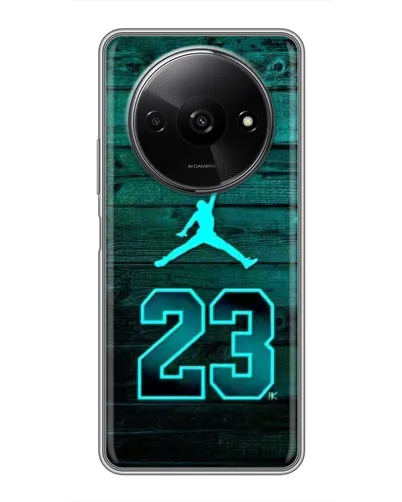 Чехол для Xiaomi Redmi A3x с картинкой «Jordan Cyan 23» Чехол для Xiaomi Redmi A3x с картинкой «Jordan Cyan 23»