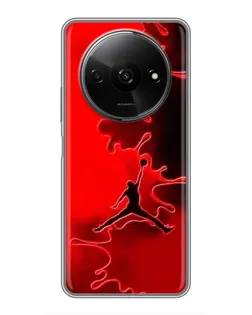 Чохол для Xiaomi Redmi A3x з картинкою «Jordan Red Smoke» Чохол для Xiaomi Redmi A3x з картинкою «Jordan Red Smoke»