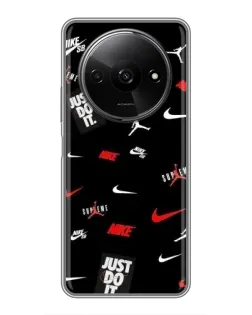 Чохол для Xiaomi Redmi A3x з картинкою «Nike Mix Pattern» Чохол для Xiaomi Redmi A3x з картинкою «Nike Mix Pattern»