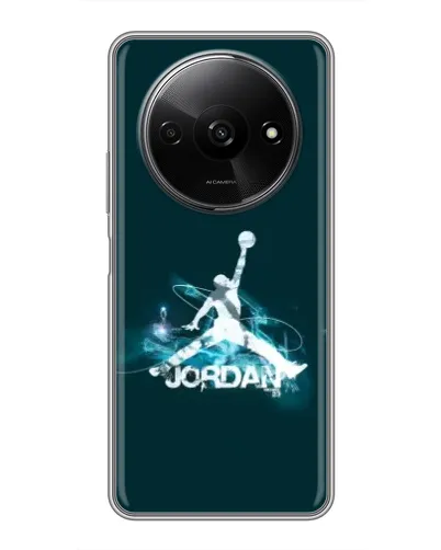 Чехол для Xiaomi Redmi A3x с картинкой «Jordan Blue Fire» Чехол для Xiaomi Redmi A3x с картинкой «Jordan Blue Fire»