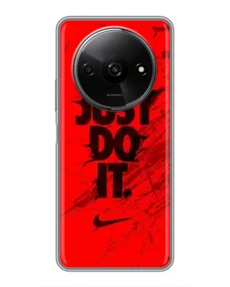 Чохол для Xiaomi Redmi A3x з картинкою «Nike Just Do It» Чохол для Xiaomi Redmi A3x з картинкою «Nike Just Do It»