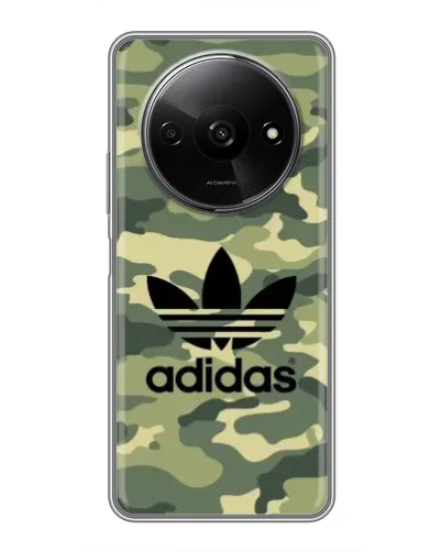 Чехол для Xiaomi Redmi A3x с картинкой «Милитари стиль Adidas» Чехол для Xiaomi Redmi A3x с картинкой «Милитари стиль Adidas»