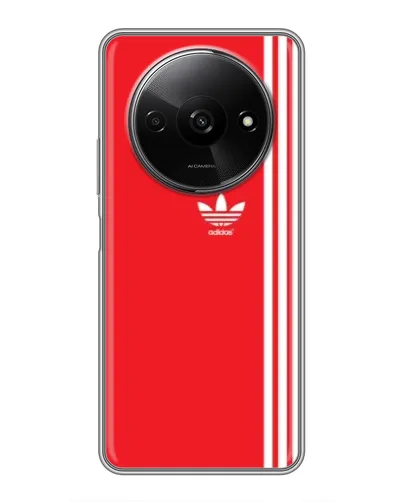 Чехол для Xiaomi Redmi A3x с картинкой «Красный минимализм Adidas» Чехол для Xiaomi Redmi A3x с картинкой «Красный минимализм Adidas»