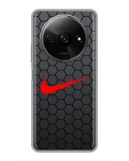 Чохол для Xiaomi Redmi A3x з картинкою «Nike — карбонова сітка» Чохол для Xiaomi Redmi A3x з картинкою «Nike — карбонова сітка»