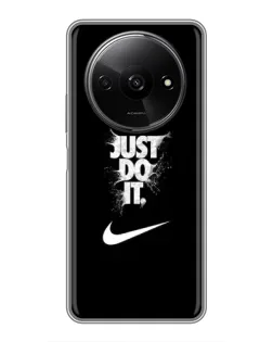 Чохол для Xiaomi Redmi A3x з картинкою «Текстовий принт Nike»